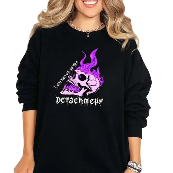 Real Heavy Detachment & 90s Throwback Grunge Goth Emo Alt Winter Streetwear Casual Cotton T-Shirts, Hoodie, Sweatshirt - T-Shirt, Sweatshirt, Hoodie
