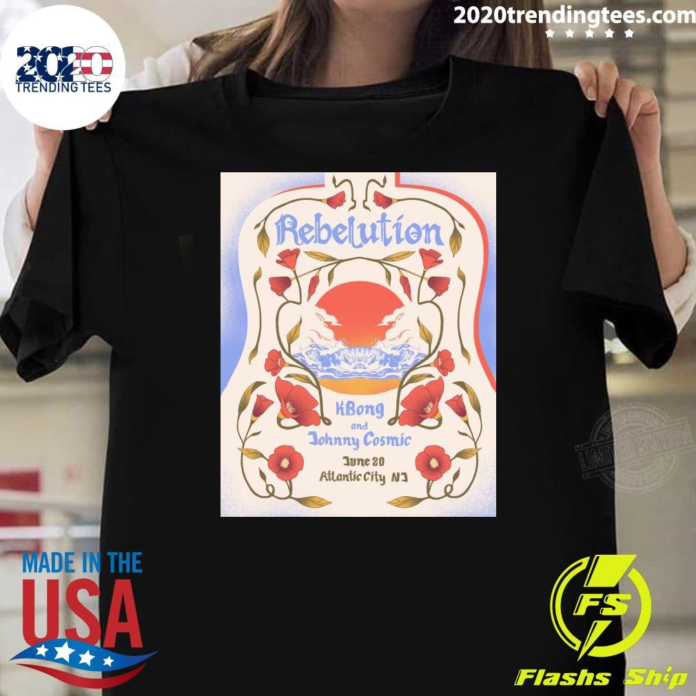 Rebelution In Atlantic City NJ On June 20 2026 Shirt Unisex T-shirt, Sweatshirt, Hoodie, Long Sleeve Tee - T-Shirt, Sweatshirt, Hoodie