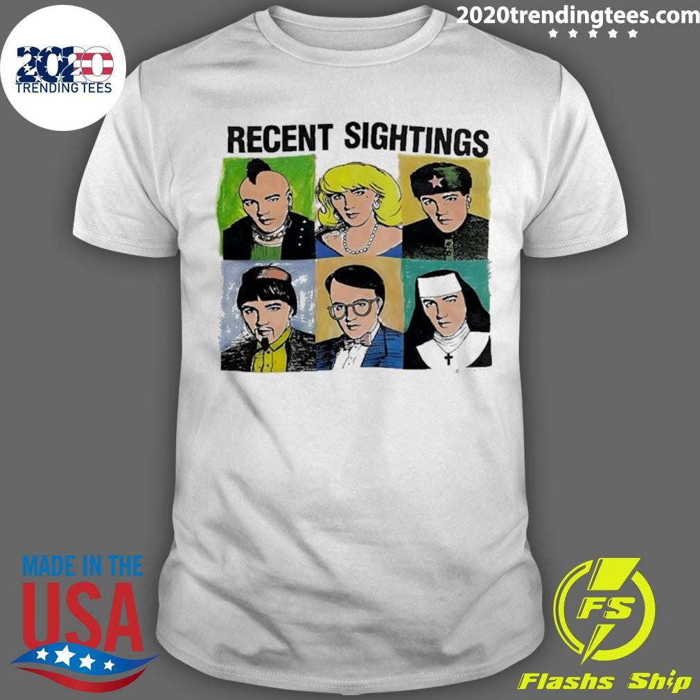 Recent Sightings Vintage Shirt Unisex T-shirt, Sweatshirt, Hoodie, Long Sleeve Tee - T-Shirt, Sweatshirt, Hoodie