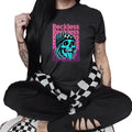 'Reckless' Punk Alt Grunge Goth Skeleton Casual T-Shirts, Hoodie, Sweatshirt - T-Shirt, Sweatshirt, Hoodie
