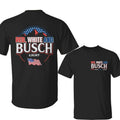 Red White Busch Light V2 Usa Flag 4th July Independence Day Patriotic Beer Full Colors - T-Shirt, Sweatshirt, Hoodie