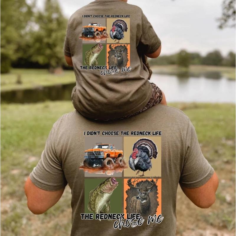 Redneck Life Shirt Funny Country Great Father Son T-Shirts, Hoodie, Sweatshirt - T-Shirt, Sweatshirt, Hoodie