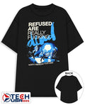 Refused are real really fcking North American Tour 2025 shirt Unisex T-shirt, Sweatshirt, Hoodie, Long Sleeve Tee - T-Shirt, Sweatshirt, Hoodie