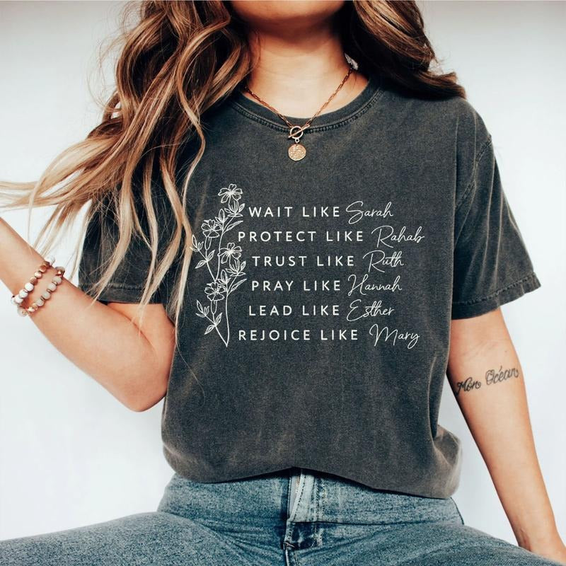 Religious Shirt Bible Shirt Bible Verse Shirt Comfort Faith Shirt Boho Christian Shirt Floral Religious Shirts Christian Shirt Faith Shirt Her Christian Top Casual Womenswear Comfortable T-Shirts, Hoodie, Sweatshirt - T-Shirt, Sweatshirt, Hoodie