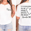 Remember That Shirt Person Inspiring Dear Person Behind Me Behind Me Shirt Cute You Matter Shirt Cotton Top Polyester Womenswear T-Shirts, Hoodie, Sweatshirt - T-Shirt, Sweatshirt, Hoodie