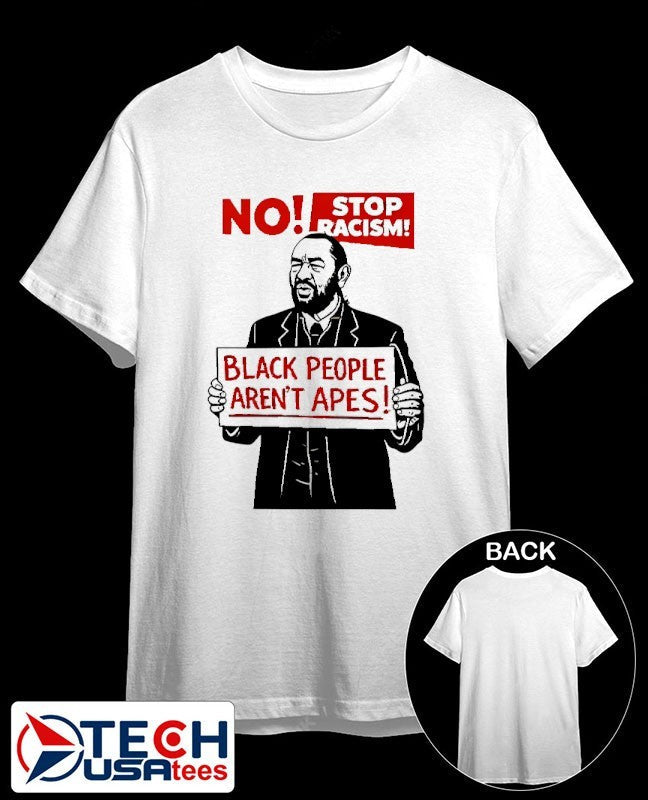 Rep. Al Green black people arent apes stop racism shirt Unisex T-shirt, Sweatshirt, Hoodie, Long Sleeve Tee - T-Shirt, Sweatshirt, Hoodie