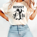 Resist Flippers Up Penguins Shirt Shirt Resistance Protest Penguins Against Tariffs I Stand Penguins T-Shirts, Hoodie, Sweatshirt - T-Shirt, Sweatshirt, Hoodie