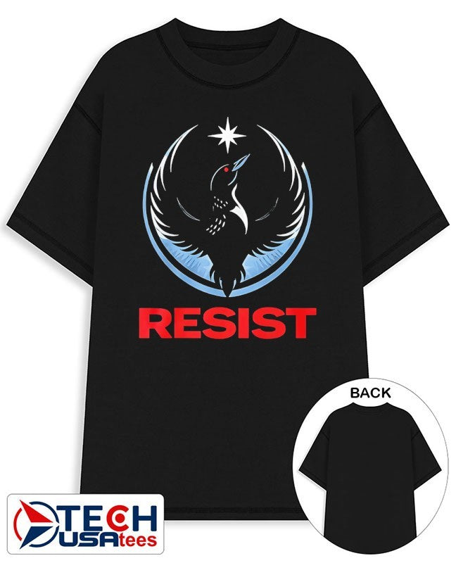 Resist Minnesota Rebel Loon logo shirt Unisex T-shirt, Sweatshirt, Hoodie, Long Sleeve Tee - T-Shirt, Sweatshirt, Hoodie