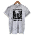 Respect Locals Bigfoot Shirt Sasquatch Comfort Colors Shirt Menswear T-Shirts, Hoodie, Sweatshirt - T-Shirt, Sweatshirt, Hoodie