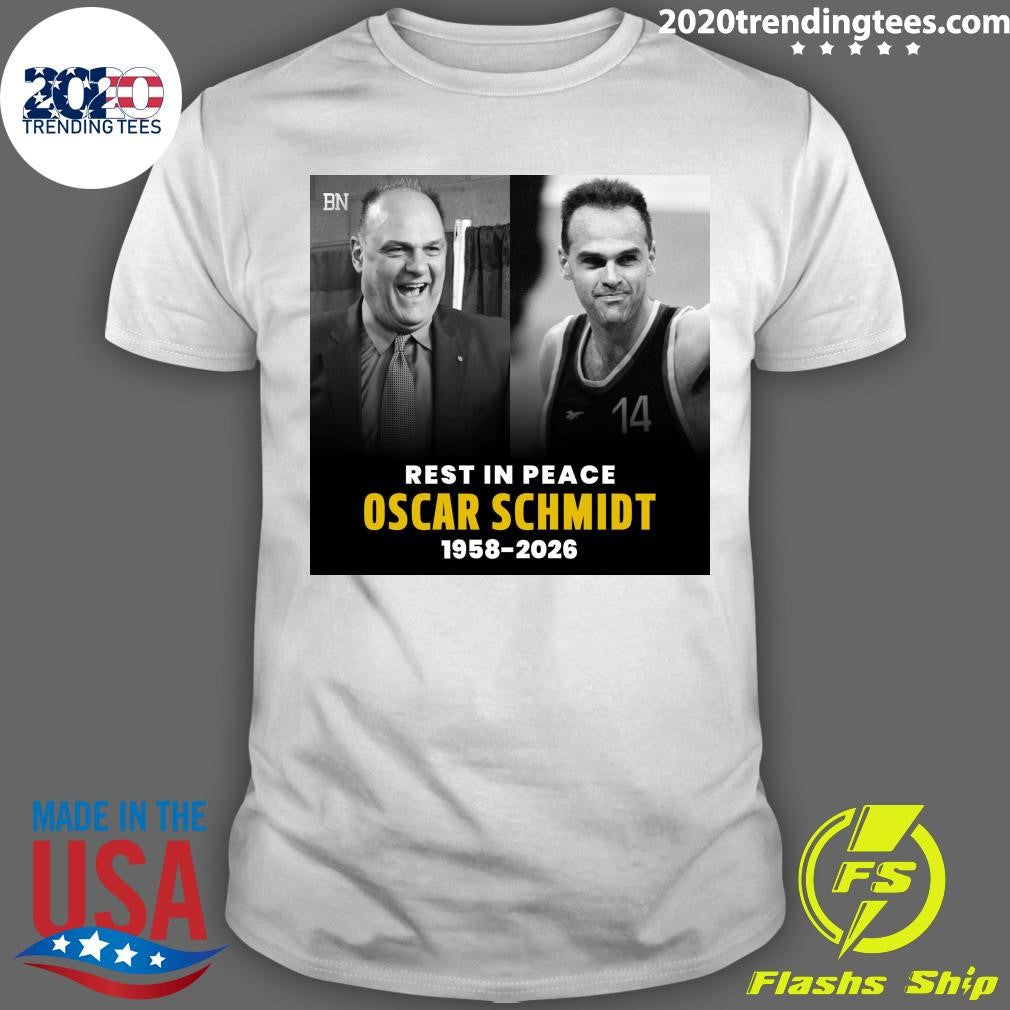 Rest In Peace Oscar Schmidt 1958-2026 Shirt Unisex T-shirt, Sweatshirt, Hoodie, Long Sleeve Tee - T-Shirt, Sweatshirt, Hoodie