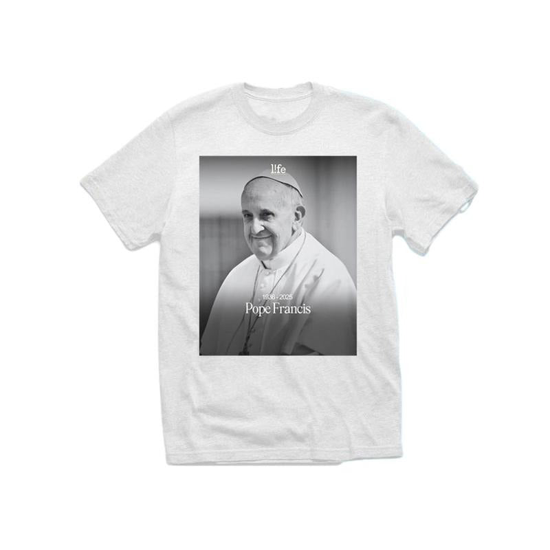 Rest Peace Pope Francis Shirt Cotton Viva Il Papa Menswear RIP Pope Francis T-Shirts, Hoodie, Sweatshirt - T-Shirt, Sweatshirt, Hoodie
