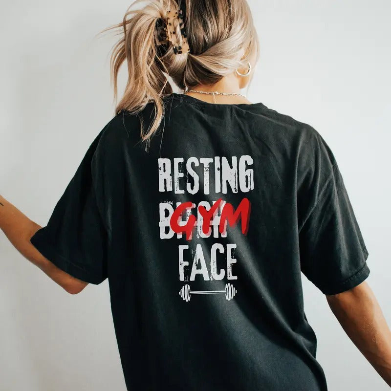 Resting Btch Face Gym Shirt Funny Gym Pump Cover Muscle Mommy S Weightlifting T-Shirts, Hoodie, Sweatshirt - T-Shirt, Sweatshirt, Hoodie