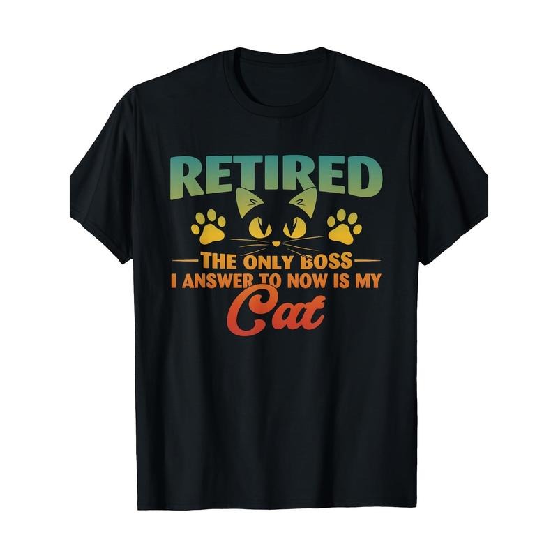 Retired Cat Funny Retirement 2024 Decoration 100%Cotton Made USA T-Shirts, Hoodie, Sweatshirt - T-Shirt, Sweatshirt, Hoodie