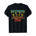 Retired Cat Funny Retirement 2024 Decoration 100%Cotton Made USA T-Shirts, Hoodie, Sweatshirt - T-Shirt, Sweatshirt, Hoodie