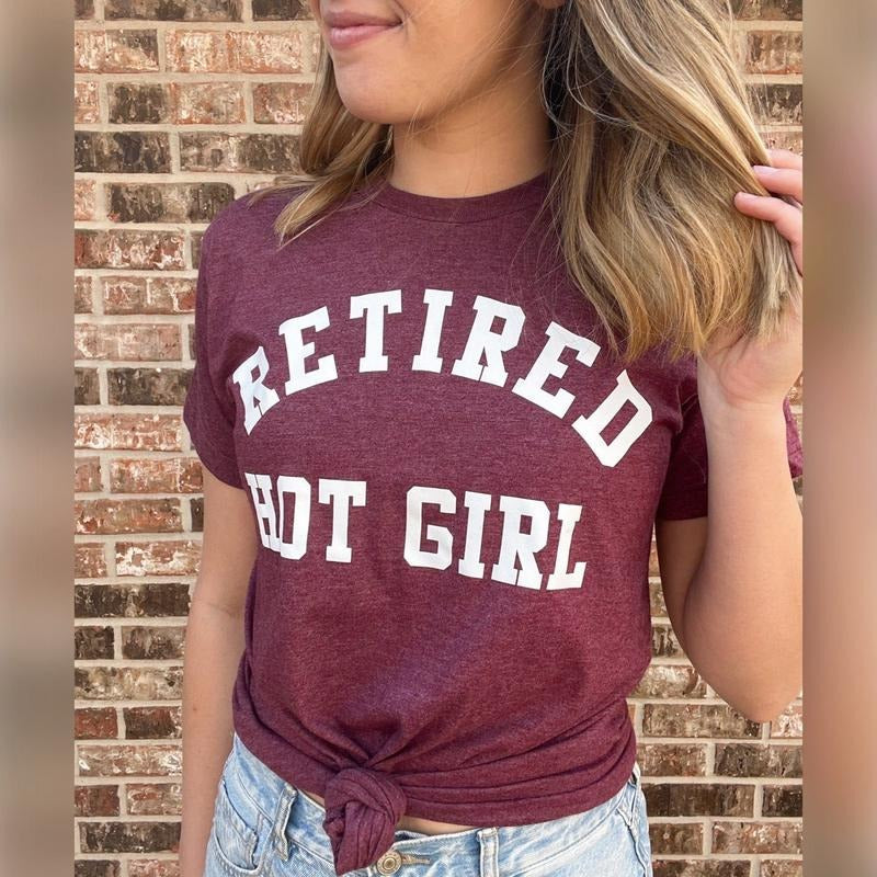 Retired Hot Girl Soft T-Shirts, Hoodie, Sweatshirt - T-Shirt, Sweatshirt, Hoodie