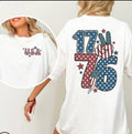 Retro 1776 Shirt Patriotic 4th July Shirt USA EST Independence Day T-Shirts, Hoodie, Sweatshirt - T-Shirt, Sweatshirt, Hoodie