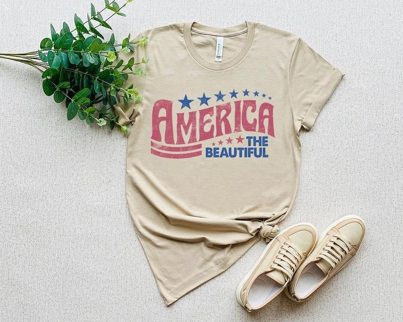 Retro America Shirt America 4th July Shirt T-Shirts, Hoodie, Sweatshirt - T-Shirt, Sweatshirt, Hoodie
