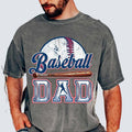 Retro Baseball Dad Shirt 100% Cotton Casual Game Day Sports Dad Life Menswear T-Shirts, Hoodie, Sweatshirt - T-Shirt, Sweatshirt, Hoodie