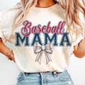 Retro Baseball Mama Baseball Coquette Bow Baseball Mom Game Day Retro Baseball Coquette Bow T-Shirts, Hoodie, Sweatshirt - T-Shirt, Sweatshirt, Hoodie