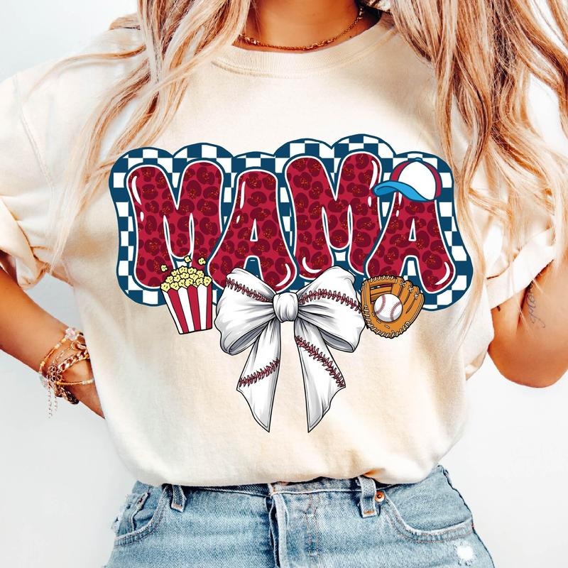 Retro Baseball Mama Leopard Mama Baseball Game Day Shirt Checkered Baseball Coquette Bow Shirt Baseball Mom T-Shirts, Hoodie, Sweatshirt - T-Shirt, Sweatshirt, Hoodie