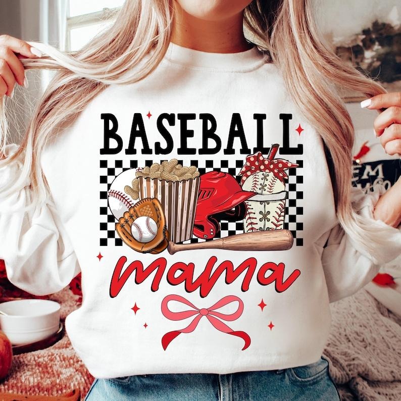 Retro Baseball Mama Game Day Baseball Coquette Baseball Bow Baseball Mom Tis Season Checkered Baseball T-Shirts, Hoodie, Sweatshirt - T-Shirt, Sweatshirt, Hoodie