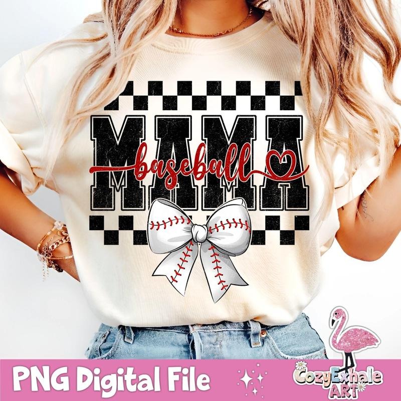 Retro Checkered Baseball Mama Coquette Game Day Baseball Mom Baseball Original Art Baseball Lovers T-Shirts, Hoodie, Sweatshirt - T-Shirt, Sweatshirt, Hoodie