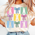 Retro Checkered Easter Coquette Easter Bunny Coquette Easter Easter Christian Easter Happy Easter T-Shirts, Hoodie, Sweatshirt - T-Shirt, Sweatshirt, Hoodie