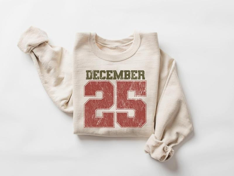 Retro December 25 Shirt Shirts Winter T-Shirts, Hoodie, Sweatshirt - T-Shirt, Sweatshirt, Hoodie