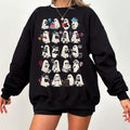 Retro Cozy Ghost Halloween Dark Romance Lights Out Butcher Blackbird Lords Devils Night Legacy Gods Fall Library Boo Ghost Cute Spooky Bookshelf T-Shirts, Hoodie, Sweatshirt - T-Shirt, Sweatshirt, Hoodie