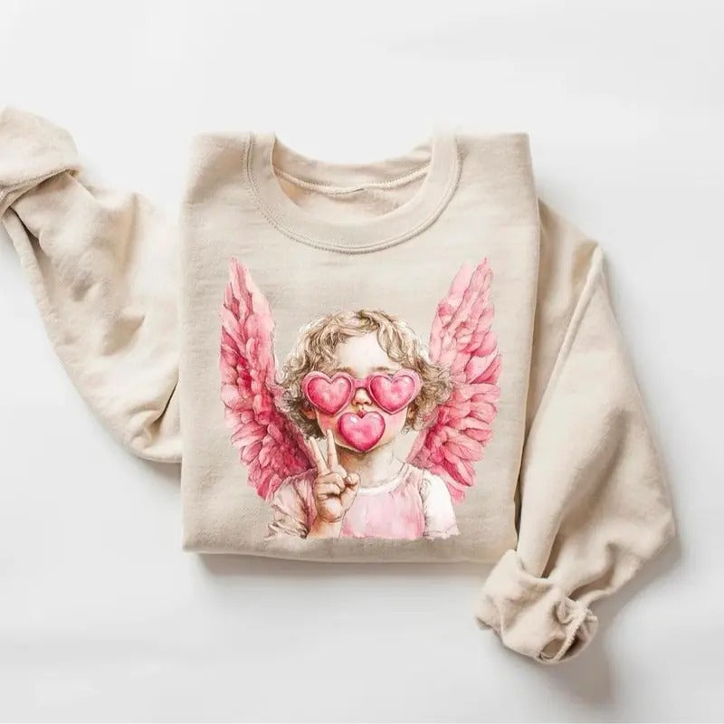 Retro Cupid Cute Shirt Funny College Love Retro Cupid T-Shirts, Hoodie, Sweatshirt - T-Shirt, Sweatshirt, Hoodie