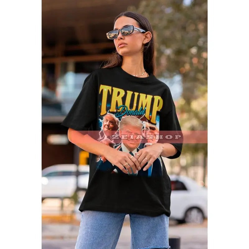 Retro Donald Trump Shirt Donald Trump Homage Shirt Donald Trump Donald Trump Fan T-Shirts, Hoodie, Sweatshirt - T-Shirt, Sweatshirt, Hoodie