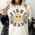 Retro First Grade Teacher Shirt 1st Grade Teacher Shirt First Day School Matching New Teacher Teacher Squad Vintage T-Shirts, Hoodie, Sweatshirt - T-Shirt, Sweatshirt, Hoodie