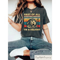 Retro First All I'M Delight Sarcastic Angry Opossum Lover Shirt Funny Animal Lover T-Shirts, Hoodie, Sweatshirt - T-Shirt, Sweatshirt, Hoodie