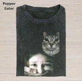 Retro Funny Vintage Cat Silent Animal Shirt Meme Cringe Funny Dumb Shirt Menswear Womenswear Streetwear Cotton Comfort T-Shirts, Hoodie, Sweatshirt - T-Shirt, Sweatshirt, Hoodie