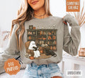 Retro Ghost Reading Books Long Sleeve Halloween T-Shirts, Hoodie, Sweatshirt - T-Shirt, Sweatshirt, Hoodie