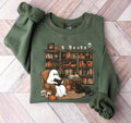 Retro Ghost Reading Books Librarian Ghost Halloween Shirt Halloween Teacher Ghost Halloween Shirt Teacher Halloween Shirt Halloween Shirt Casual Cotton T-Shirts, Hoodie, Sweatshirt - T-Shirt, Sweatshirt, Hoodie