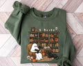 Retro Ghost Reading Books Librarian Ghost Halloween Halloween Teacher Halloween Shirt Teacher Boo School T-Shirts, Hoodie, Sweatshirt - T-Shirt, Sweatshirt, Hoodie