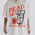 Retro Ghost Reading Books Bookish Halloween Teacher Librarian Halloween Halloween Book Lover Halloween Read Peace T-Shirts, Hoodie, Sweatshirt - T-Shirt, Sweatshirt, Hoodie