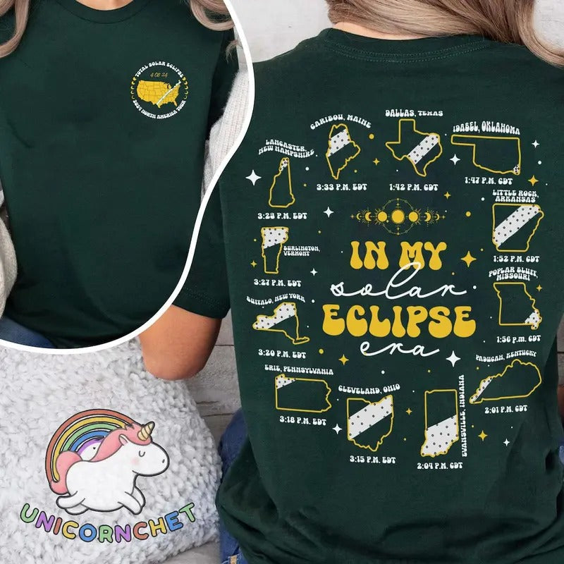 Retro My Solar Eclipse Era 2024 Total Solar Eclipse Astronomy April 8th 2024 Eclipse Event 2024 Eclipse Lover T-Shirts, Hoodie, Sweatshirt - T-Shirt, Sweatshirt, Hoodie