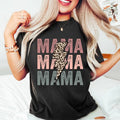 Retro Mama Shirt Leopard Mama Shirt Mom Life Shirt Girl Mama Shirt Motherhood Shirt Cute Mom Shirt Mama T-Shirts, Hoodie, Sweatshirt - T-Shirt, Sweatshirt, Hoodie