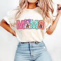 Retro Mama Mama Checkered Pink Mama Mama Varsity Mama Bow T-Shirts, Hoodie, Sweatshirt - T-Shirt, Sweatshirt, Hoodie