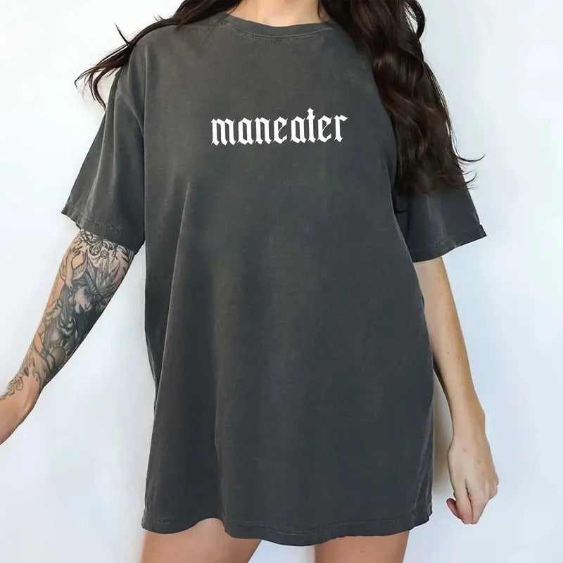 Retro Maneater Comfort Colors Shirt Girl Power Feminism Shirt Empowerment T-Shirts, Hoodie, Sweatshirt - T-Shirt, Sweatshirt, Hoodie