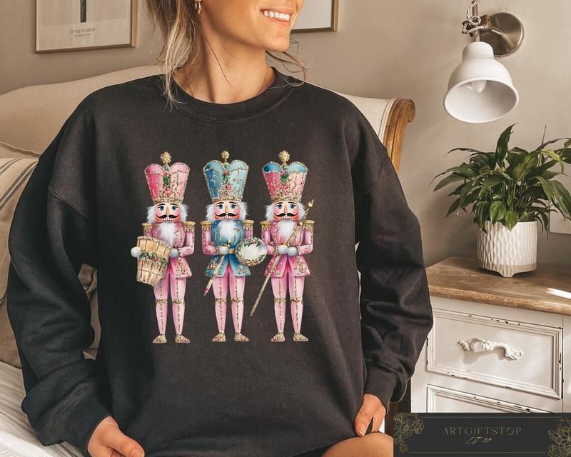 Retro Nutcracker Cotton Womenswear T-Shirts, Hoodie, Sweatshirt - T-Shirt, Sweatshirt, Hoodie
