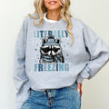 Retro Raccoon Freezing I'M Freaking Cold Literally Freezing Winter Always Cold Long Sleeve T-Shirts, Hoodie, Sweatshirt - T-Shirt, Sweatshirt, Hoodie
