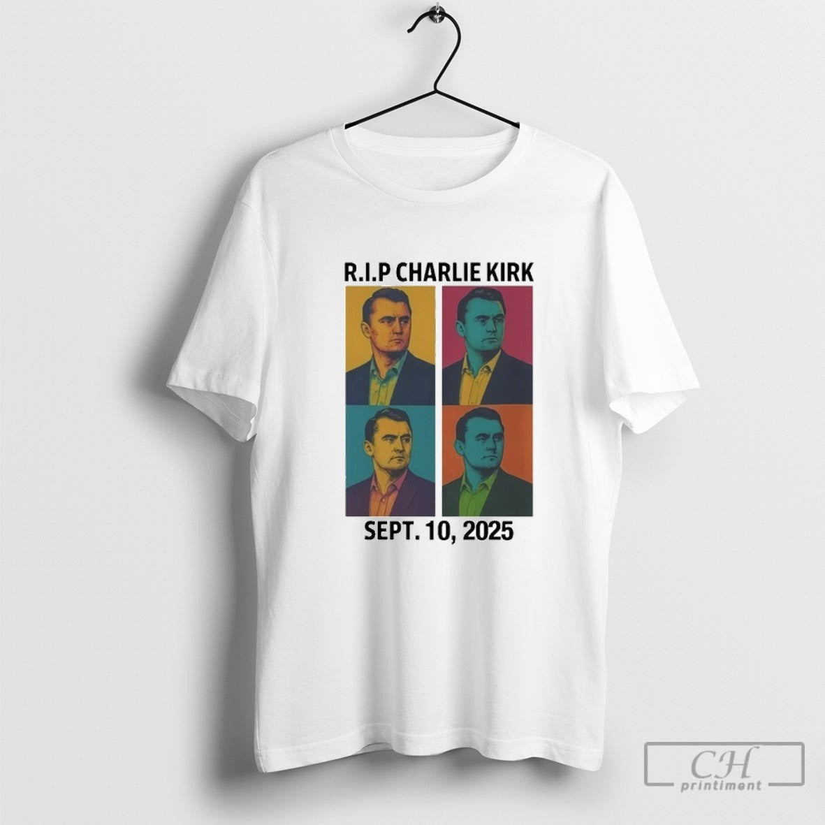 Retro Rest In Peace Charlie Kirk Sept 10 2025 Shirt Sweater Unisex T-shirt, Sweatshirt, Hoodie, Long Sleeve Tee - T-Shirt, Sweatshirt, Hoodie
