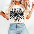 Retro Soccer Mama Checkered Soccer Soccer Mom Game Day Checkered Mama Soccer Bow Soccer Coquette Bow T-Shirts, Hoodie, Sweatshirt - T-Shirt, Sweatshirt, Hoodie