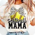Retro Softball Mama Coquette Softball Mama Game Day Softball Bow Softball Softball Mom T-Shirts, Hoodie, Sweatshirt - T-Shirt, Sweatshirt, Hoodie