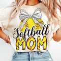 Retro Softball Mama Softball Shirt Softball Coquette Bow Softball Mom Shirt Sports Mama Game Day T-Shirts, Hoodie, Sweatshirt - T-Shirt, Sweatshirt, Hoodie