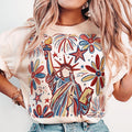Retro Statue Liberty 4th July Shirt America Girl Independence Day Patriotic 100% Cotton T-Shirts, Hoodie, Sweatshirt - T-Shirt, Sweatshirt, Hoodie