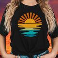 Retro Sunset Vacation Shirt Beach Shirt Retro Vacation Shirt Beach Hello Summer Sunshine Shirt Sunshine T-Shirts, Hoodie, Sweatshirt - T-Shirt, Sweatshirt, Hoodie